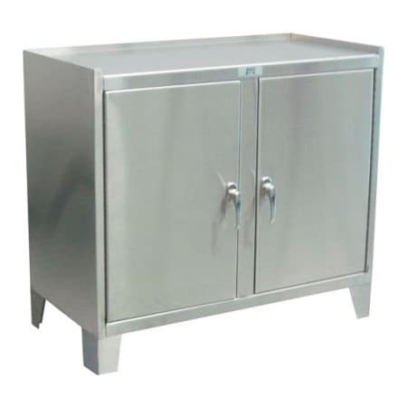 Jamco Stainless Steel Cabinet - 2 Door- 36"W x 18"D x 35"H ZP136QQ